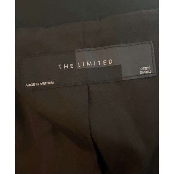 The Limited Black Button Blazer Jacket Career Professional Petite S Small - Picture 6 of 6